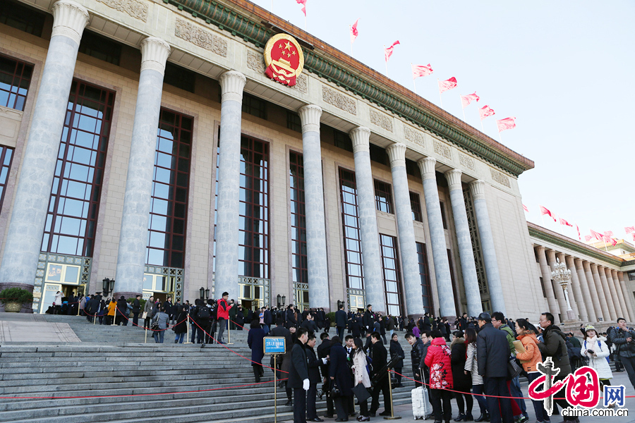 全國政協十二屆三次會議在北京開幕