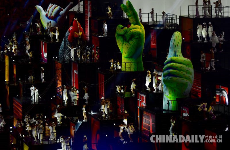 第31屆里約奧運(yùn)會(huì)開(kāi)幕式舉行