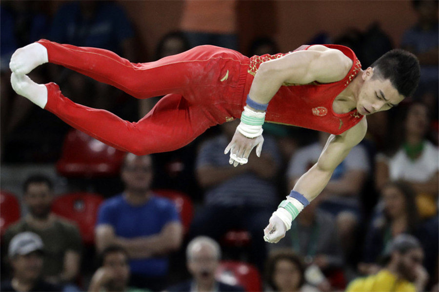 里約奧運會體操男團決賽 中國隊摘銅