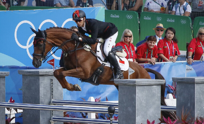 混血馬術選手華天與“堂.熱內盧”奧運會第8！