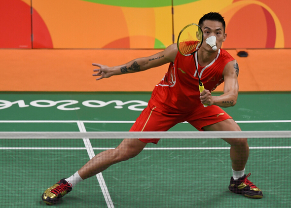 林丹戰(zhàn)勝印度黑馬斯里坎特 晉級半決賽