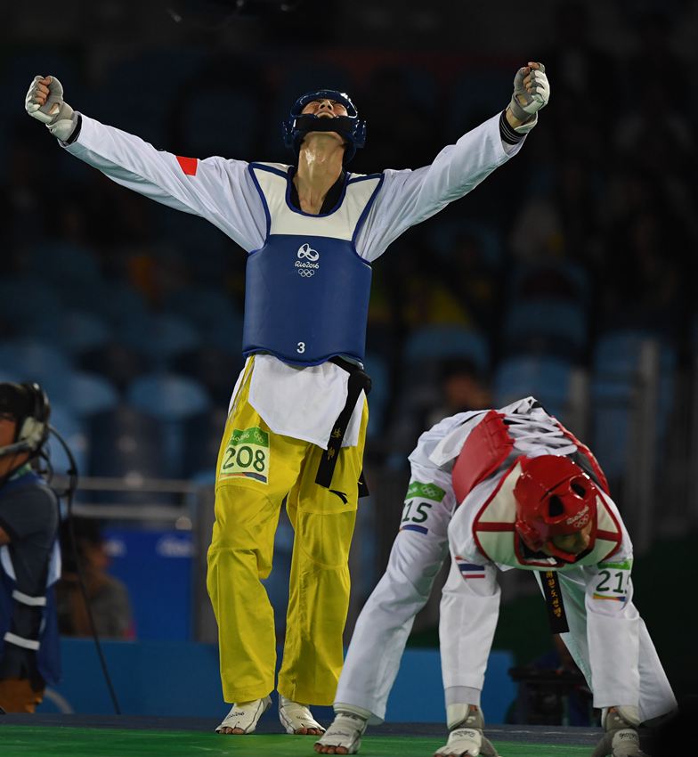 跆拳道58公斤趙帥奪冠 奪中國(guó)男子首金創(chuàng)歷史