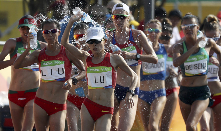 女子20公里競(jìng)走劉虹摘金 呂秀芝奪銅