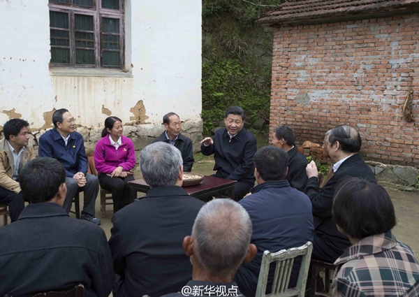 習總書記到金寨