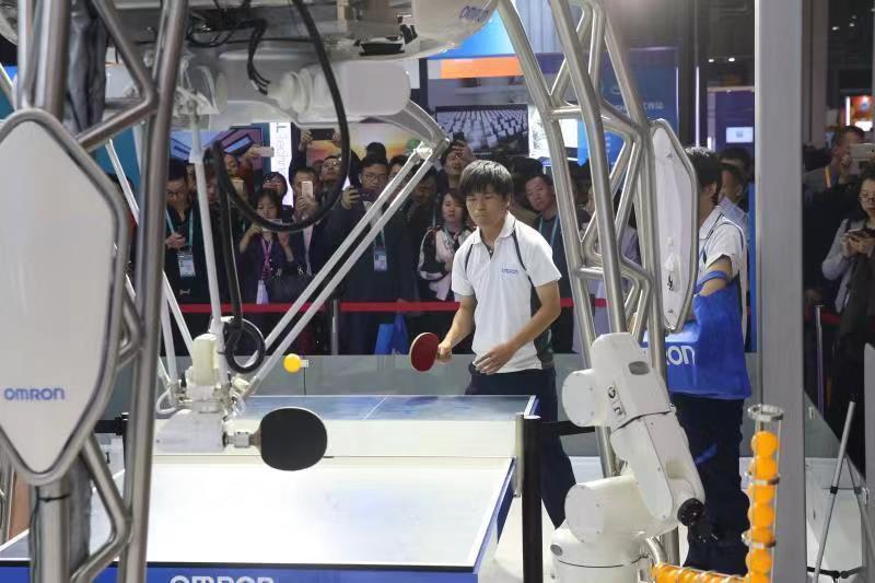 進(jìn)博會智能及高端裝備展區(qū)精彩紛呈