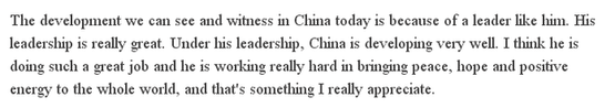 【老外談】習(xí)近平主席金磚國(guó)家工商論壇開幕式講話贏得各界贊譽(yù)