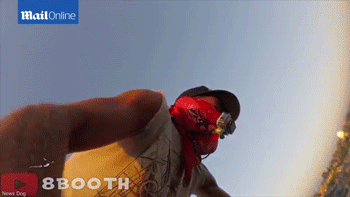 驚心動魄：第一視角體驗(yàn)40米高空墜落