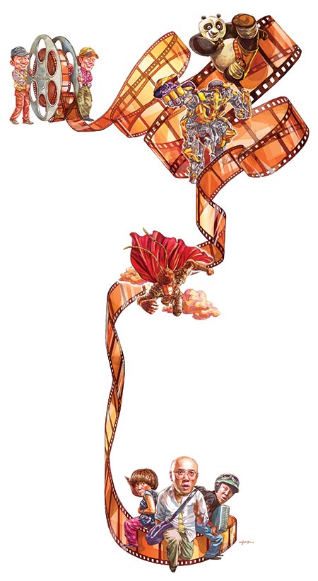 院線票房節節高升，中國電影蓬勃發展