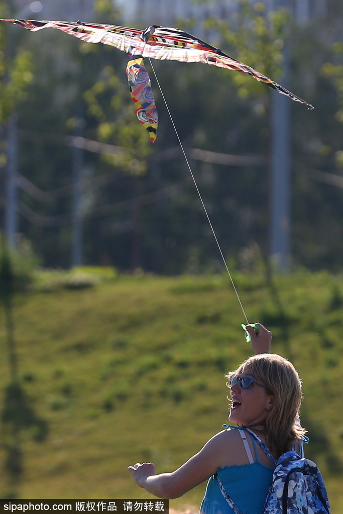 俄羅斯喀山風箏節 追逐藍天童趣滿滿