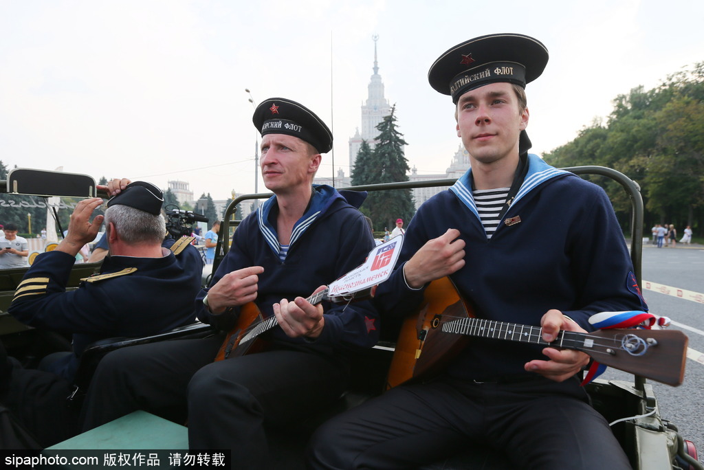 稀有古董車大集結 莫斯科舉行復古車游行