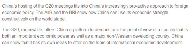 【老外談G20】G20峰會(huì)：中國(guó)經(jīng)驗(yàn) 世界共享