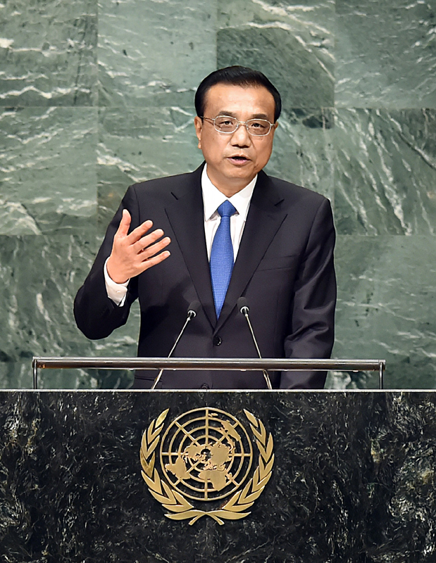 聯大“首秀”壓軸戲:李克強在聯大一般性辯論發表講話