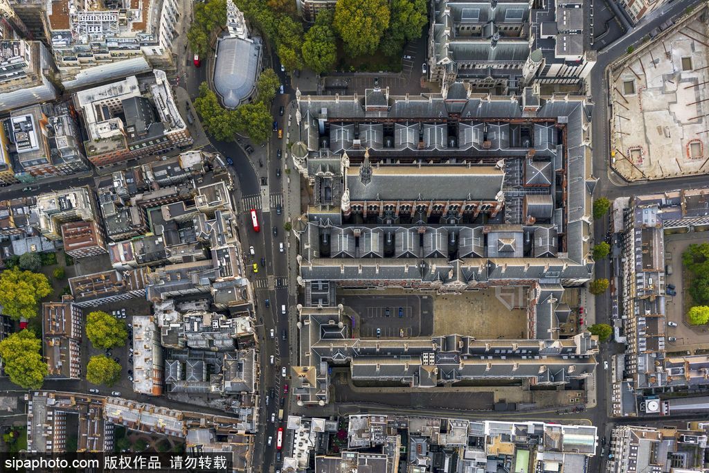 上帝視角下的倫敦 縱橫交錯現(xiàn)代與古典融合