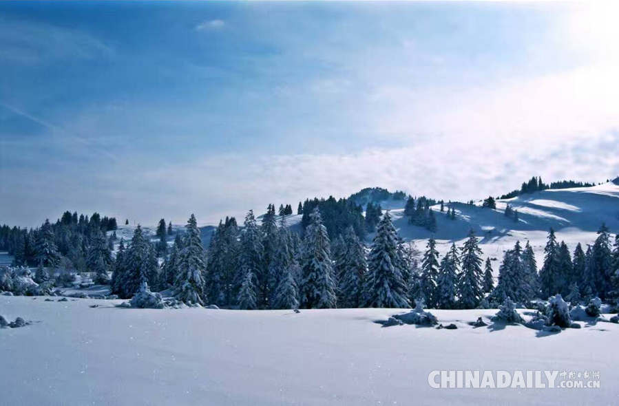 山西寧武蘆芽山景區(qū)黃金周迎大雪 系今年首場(chǎng)