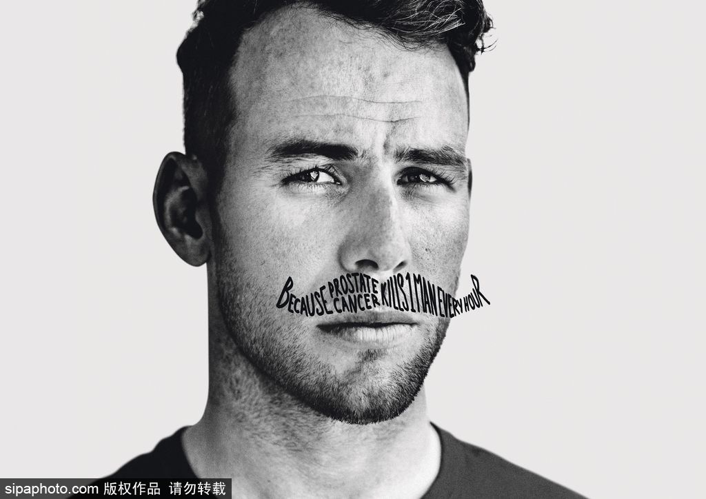 神奇的八字胡！英國慈善組織宣傳關(guān)愛男性健康