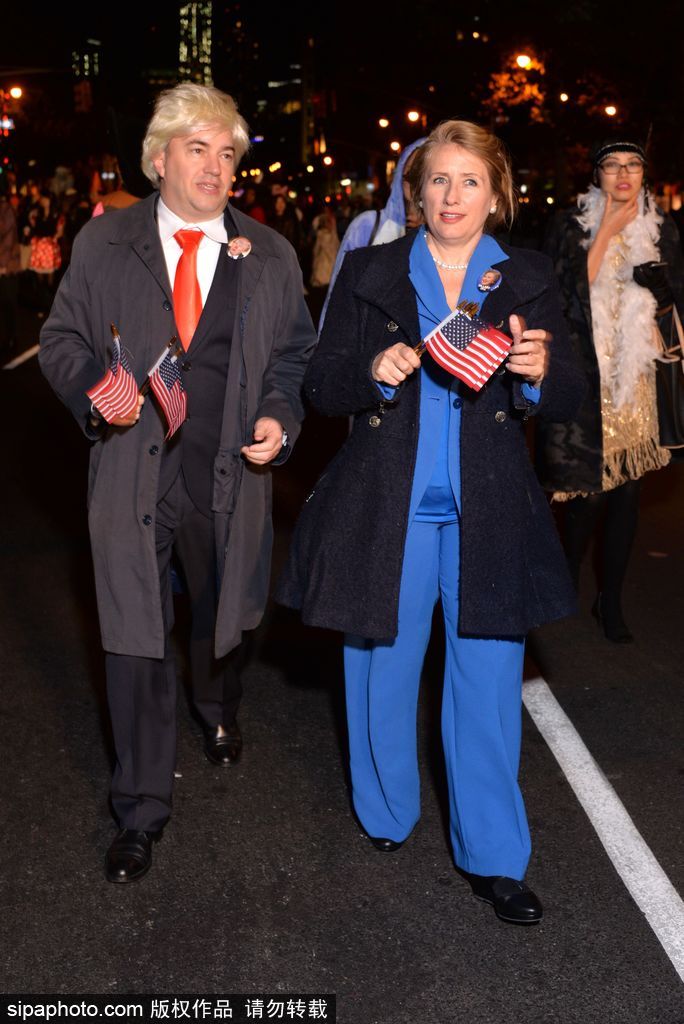 當(dāng)美國(guó)大選遇上萬(wàn)圣節(jié) 盤(pán)點(diǎn)節(jié)日期間的“特朗普希拉里”