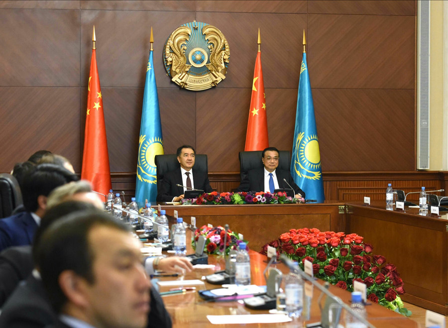 中哈總理共同見證兩國產(chǎn)能合作又一大項目“落地開花”