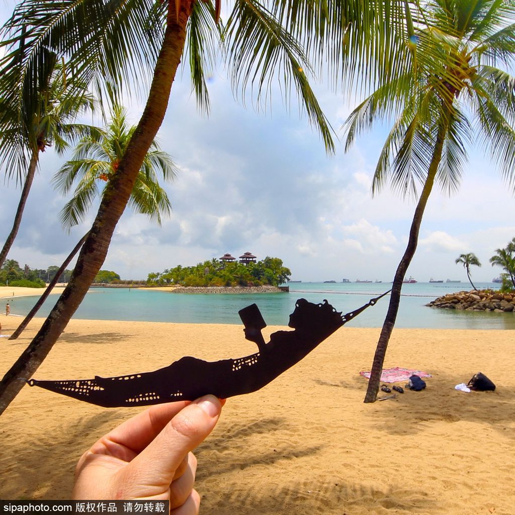 剪紙錯位藝術趣味無窮 盤點度假勝地巧變創意作品