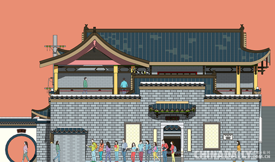 長沙建筑師耗時三年打造“手繪太平街” 喚起你的回憶了嗎？