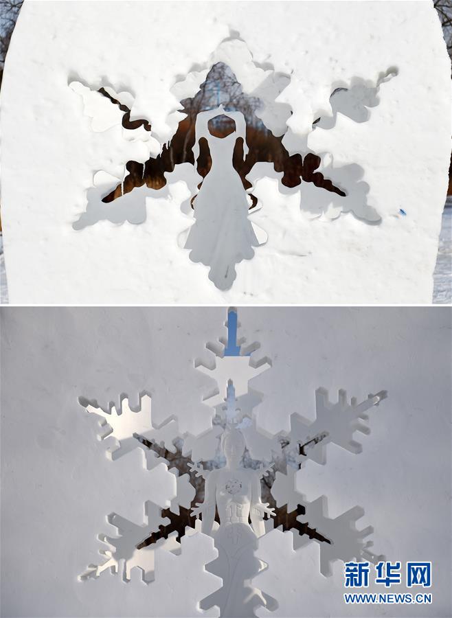 雪博會雪雕：從“精致”美到“抽象”美