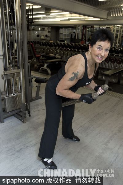 健身永不老！瑞典80歲奶奶秀結實線條肌肉