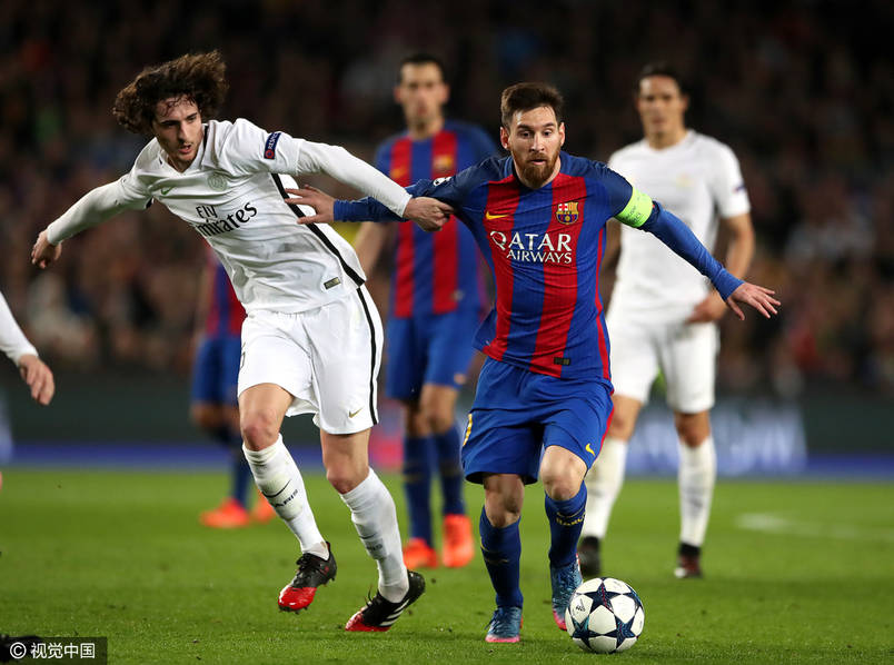 奇跡！巴薩6-5驚天逆轉巴黎 晉級8強