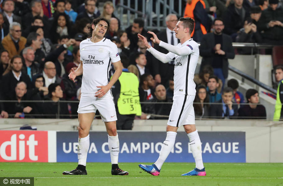 奇跡！巴薩6-5驚天逆轉巴黎 晉級8強