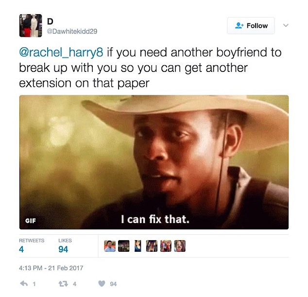 女大學生因失戀遲交作業 老師竟然這樣回復?。ńM圖）