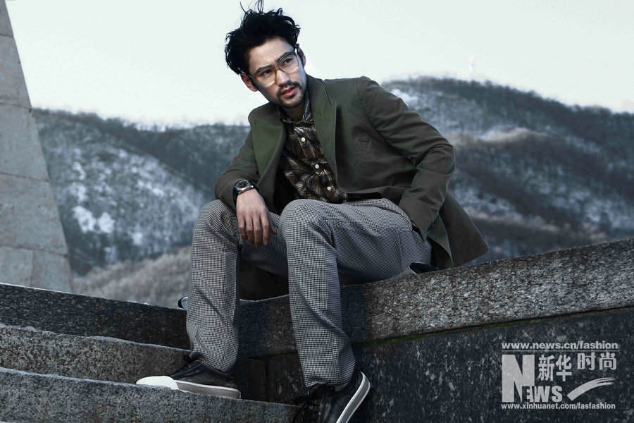 袁弘科莫湖時(shí)尚大片發(fā)布 蓄須增添型男魅力