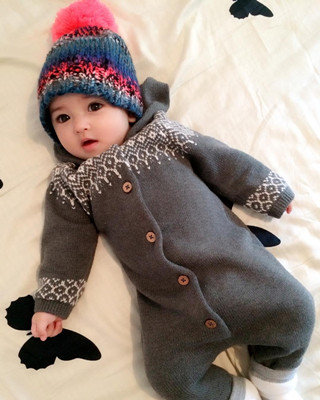 出生自帶美顏效果 瑞典寶寶網上走紅（組圖）