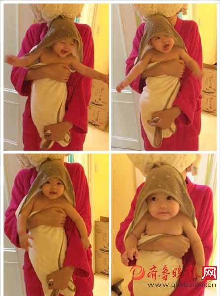 張梓琳曬長腿女兒 網友感慨:胳膊好長啊【圖】