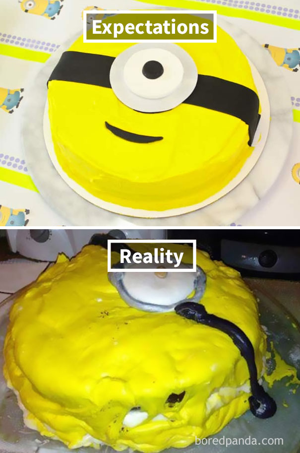 理想VS現(xiàn)實：這不是我想要的蛋糕！