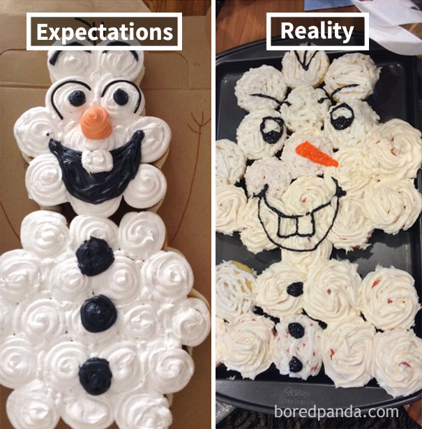 理想VS現實：這不是我想要的蛋糕！