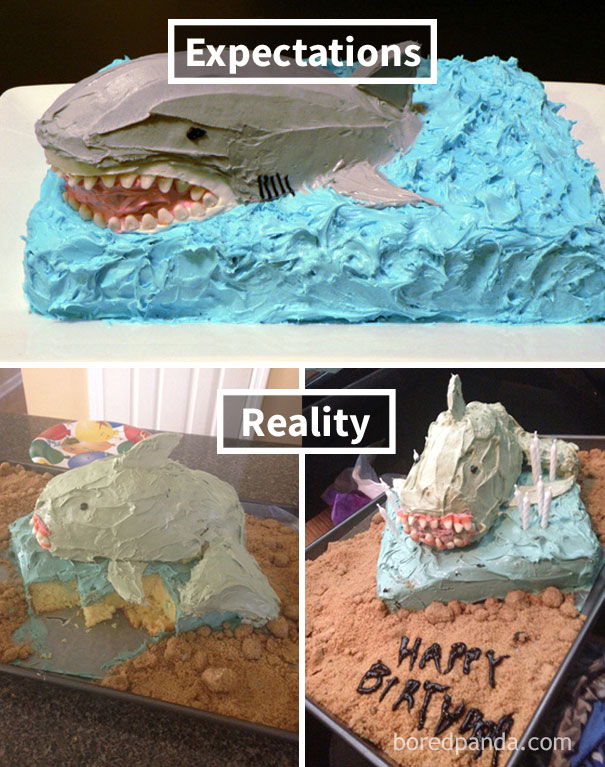 理想VS現(xiàn)實(shí)：這不是我想要的蛋糕！