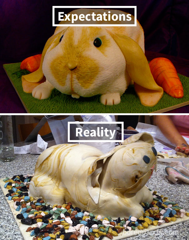 理想VS現實：這不是我想要的蛋糕！