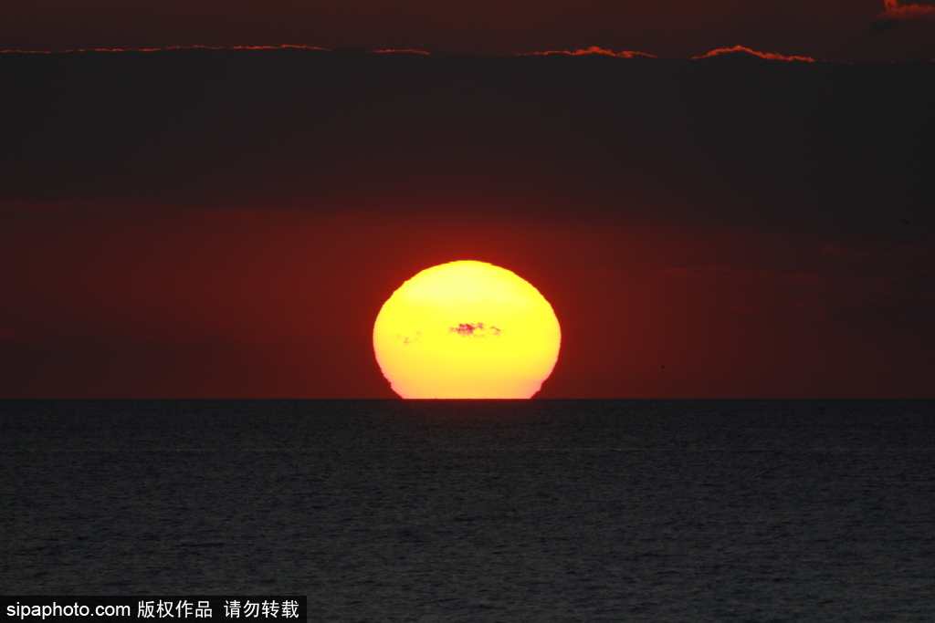 大美無(wú)言 英吉利海峽的絕美日落