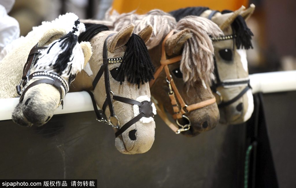 芬蘭舉行“霍比”賽馬錦標(biāo)賽 萌娃抱馬頭玩偶參賽歡樂(lè)不斷