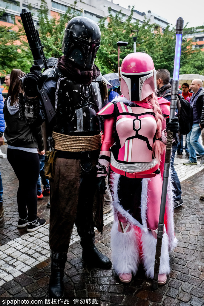 星戰40周年 意大利米蘭舉行“星球大戰日”coser云集