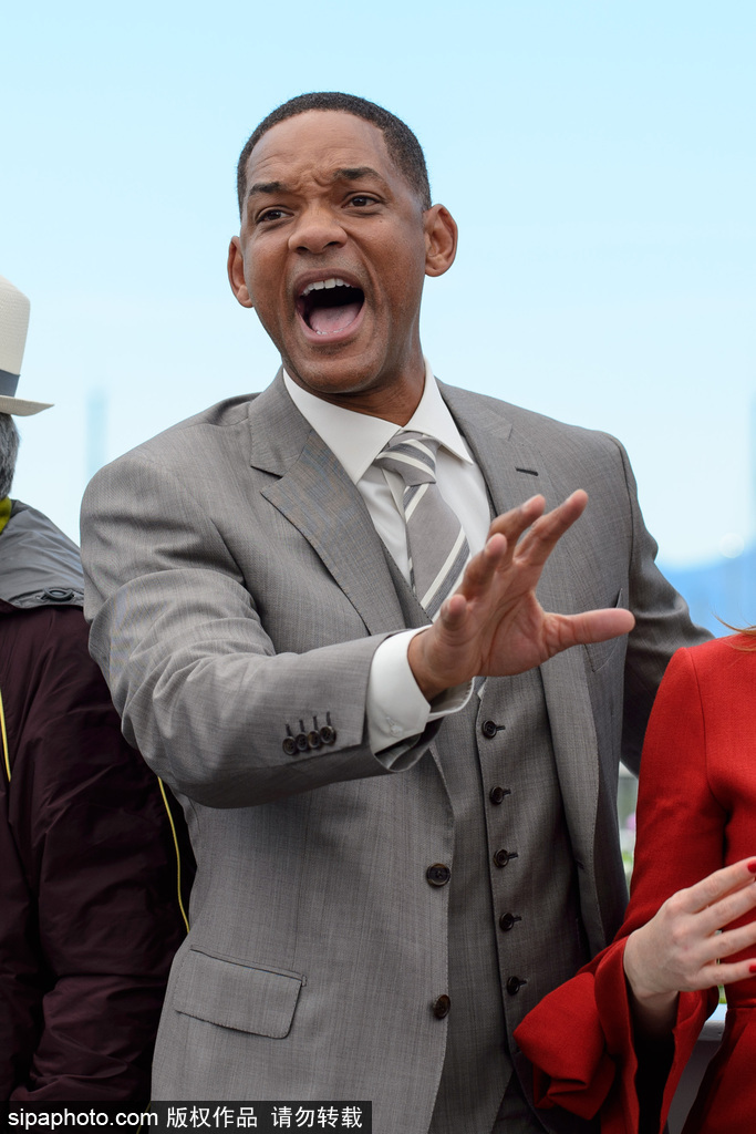 70屆戛納：你腫么了？威爾·史密斯變”逗比表情帝“一言難盡