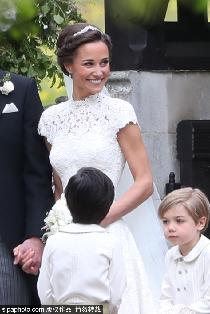 英國凱特王妃妹妹大婚 婚禮現場現場浪漫甜蜜