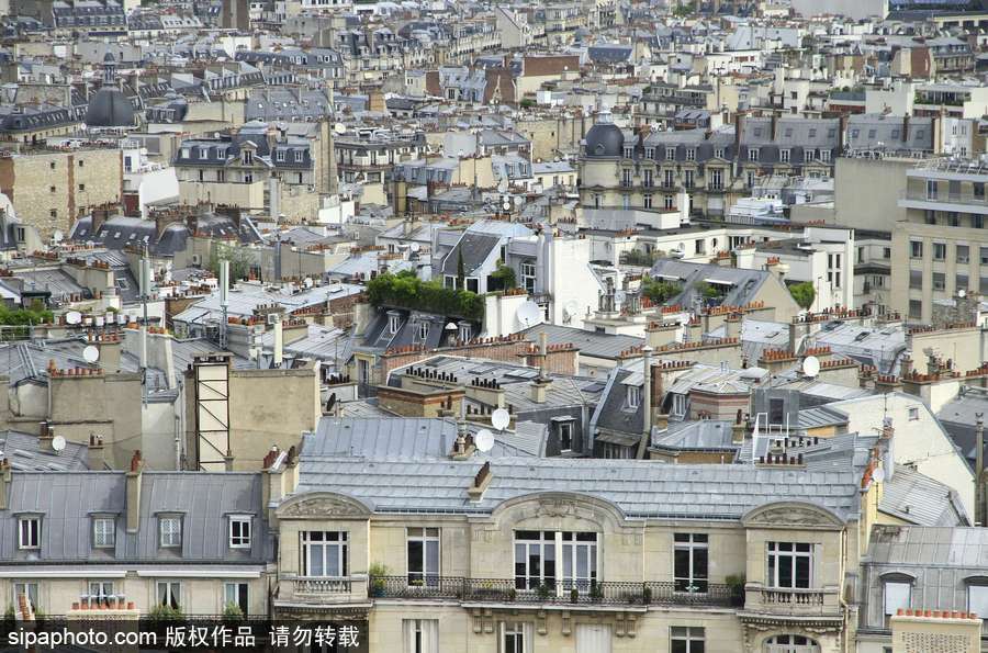 你眼中的巴黎！巴黎上空俯瞰城市圖景