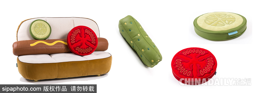 意大利設計公司打造創意家居 “快餐食物”變家具