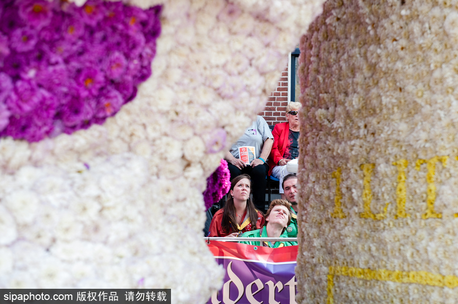 鮮花還能這樣玩 荷蘭鮮花大游行現巨型花卉“怪獸”