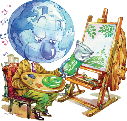 評論：中國和世界的綠色新政？