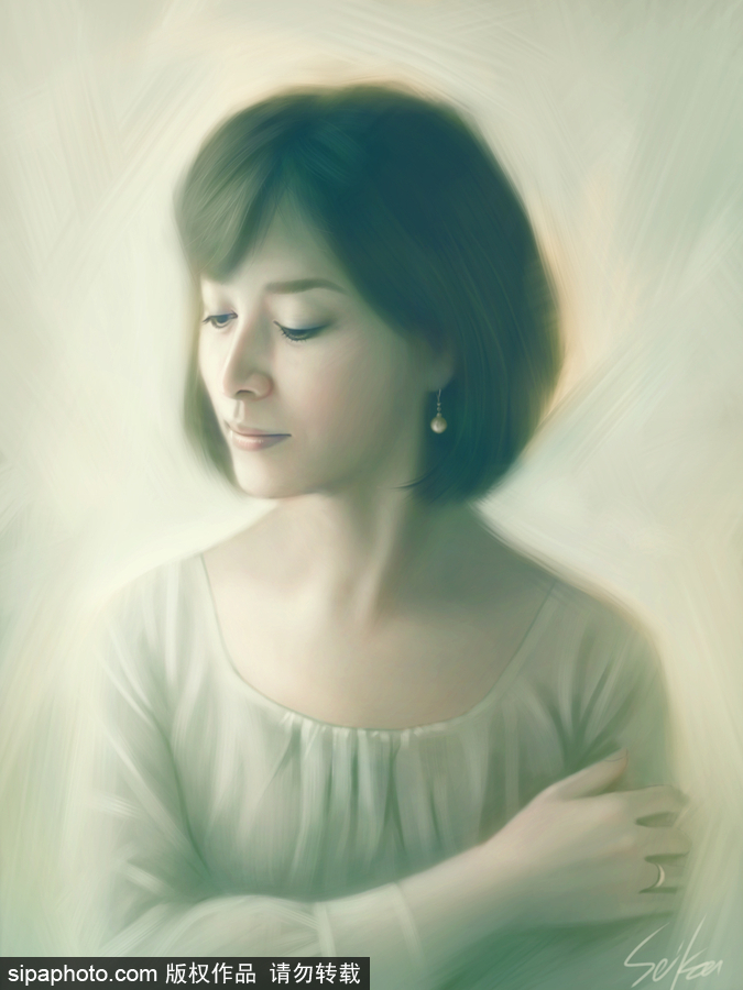 指尖上的藝術 日本藝術家iPhone創(chuàng)作肖像畫