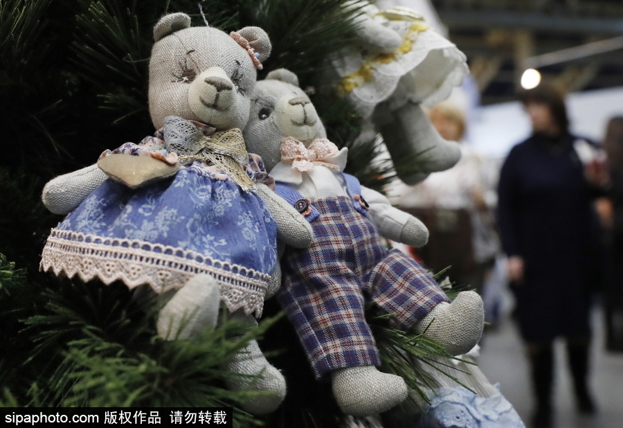 超萌的一場展覽 俄羅斯莫斯科舉行國際泰迪熊展