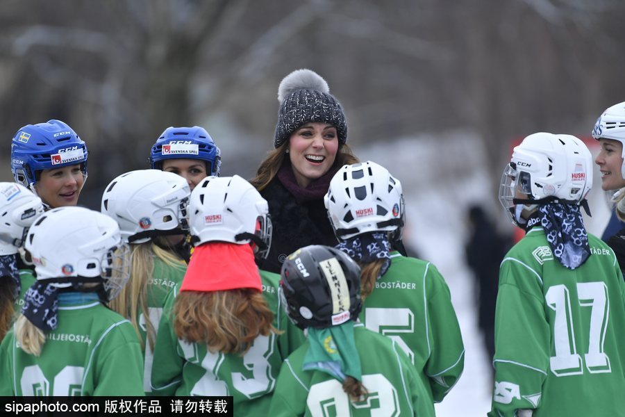最強(qiáng)孕媽！凱特王妃身懷六甲打冰球