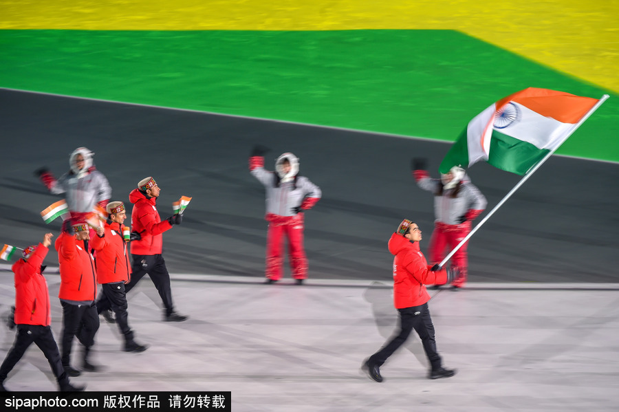 冰雪運(yùn)動魅力無限！盤點(diǎn)平昌冬奧會開幕式上那些“特殊”參賽國