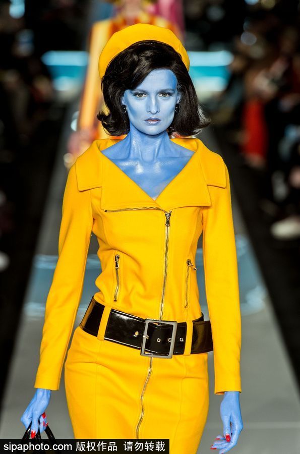 2018秋冬米蘭時裝周 模特變“阿凡達”“綠巨人”？