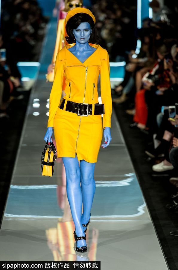 2018秋冬米蘭時裝周 模特變“阿凡達”“綠巨人”？